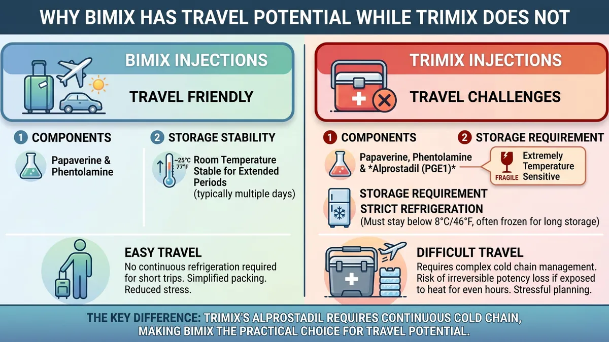 Bimix vs Trimix mobility comparison
